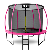 Aga SPORT EXCLUSIVE Trampolin 305 cm Roza + zaščitna mreža + lestev