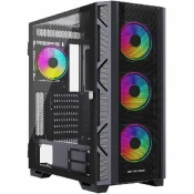 Kućište BIT FORCE GIANT ARGB-C-TG4, E-ATX, USB-C, RGB, ČRNo, window, bez napajanja
