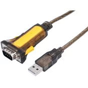 E-GREEN Adapter USB2.0  tip A (M) - RS-232 (M) 1.5m