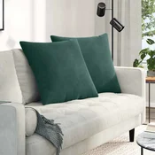 Jastucici za sofu 2 pcs Tamnozelena 60 x 60 cm Kordura tekstil