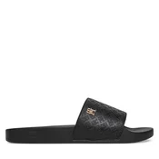 Natikači Tommy Hilfiger Th Monogram Poolside FW0FW08525 Črna
