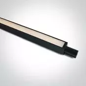 CRNA LED LINEARNA SVJETILJKA ZA Plug & Play ŠINE 15W CCT 48V IP20 DALI DM42100PAL/B/V