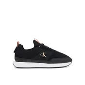 Superge Calvin Klein Retro Runner Sock Laceup Neo Mix HW0HW03250 Črna
