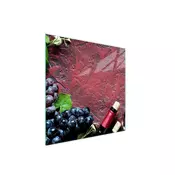 shumee STEKLENA ZAŠČITNA PLOŠČA ZA ŠTEDILNIK ZA VINO 50x52