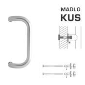 KLJUKA ZA VRATA MP M2 WA/C-DHP - kos (BN - brušeno nerjaveče jeklo), MP BN (brušeno nerjaveče jeklo)
