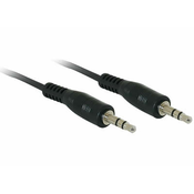 Kabel DELOCK, audio, 3.5mm (M) na 3.5mm (M), 2.5m