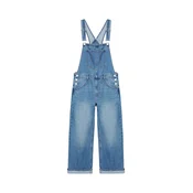 Pull&Bear Kavbojke z naramnicami modra