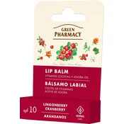 ELFA PHARM Balzam za ustnice z okusom brusnic in brusnic 3,6 g