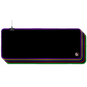 GEMBIRD Gejmerska podloga za miša od gume 4mm RGB LED svetlo MP-GAMELED-L