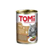 TOMI Cat konzerva za macke - Živina i jetra 24x400g