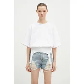 Bombažna kratka majica Fiorucci Suspender Belt