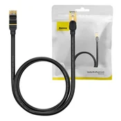 BASEUS Ethernet RJ45, 10Gbps, 1m omrežni kabel (črn)