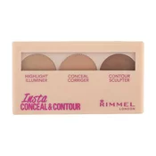 Rimmel Insta Conceal&Contour 020 paleta korektora 8.4g