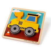 Bigjigs Toys Insert puzzle Bager