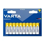 VARTA ENERGY alkalne baterije AA dugog vijeka trajanja, 10 komada u pakiranju 4106229491