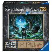 Ravensburger Sestavljanka, nočni volkovi, 759 kosov