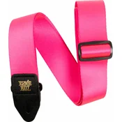 Ernie Ball Premium Neon Pink Tekstilni kitarski pas (Kot novo)