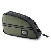 ROCKBROS Trikotna torba za okvir kolesa 0,8 l - zelena