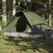Vidaxl vidaXL Šotor za kampiranje s kupolo za 2 osebi, olivno zelen, vodoodporen