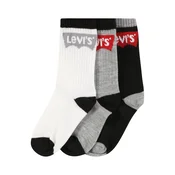 LEVIS  Nogavice siva/rdeča/črna/bela
