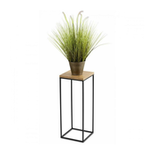 Stalak za cvece BASICLOFT 60x24 crna/smeda