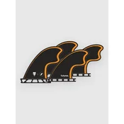 Futures Fins Quad Tomo Figerglass Fin Set orange