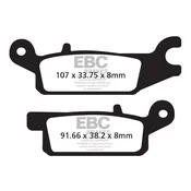 Klocki hamulcowe EBC FA443R (kpl. na 1 tarcze) (odpowiednik PROX 37.255102)