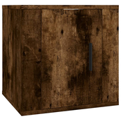 MAISON CHIC Stenska TV omarica - TV stojalo - Televizijska omarica dimljen hrast 40x34,5x40 cm, (21701850)