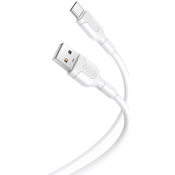 Cable USB to USB-C XO NB212 2.1A 1m, white (6920680827756)