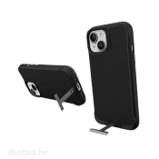 MaxMobile TPU iPhone 16 Drop Proof Magsafe Kickstand: crna