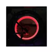 Vodootporna LED svjetla za kotace (2 kom) FLASHWHEELZ, Crvena