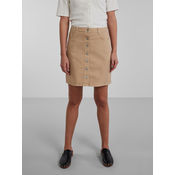 Light Brown Womens Denim Skirt Pieces Peggy - Women