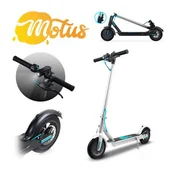 Električni skiro Motus Scooty 8.5 z velikimi kolesi, LCD LED zaslonom, tempomatom in disk zavoro 36V 7800 mAh do 25km/h bel
