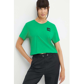 Pamucna majica The North Face za žene, boja: zelena, NF0A87NBPO81