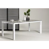 Venture Design Jedilna miza 205x100x75 cm siva