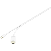 Renkforce DisplayPort / HDMI priključni kabel [1x DisplayPort vtič - 1x HDMI-vtič] 1.8 m črne barve Renkforce