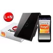 shumee ZigBee TUYA stikalo na dotik 1-vezje črno # L+N