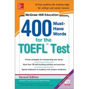McGraw-Hill Education 400 Must-Have Words for the TOEFL