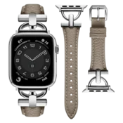 Infostyle WUTWUK usnjen pašček za Apple Watch (41/40/38 mm) – bež