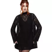 Ženska obleka KILLSTAR - Waltz In Mourning - Black - KSRA014329