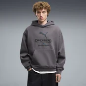 PUMA Sport Boxy Graphic Fleece Hoodie Men, Men, Moody Gray, S