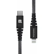 EKO CABLE Kevlar USB-C/Lightning 1,2 m 60W antracit