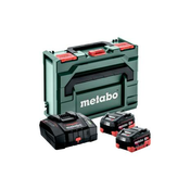 METABO Osnovni baterijski set 2 x LiHD 8,0 Ah ASC 290 + metaBOX 145 (685303000)