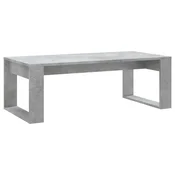 Stolic za kavu boja betona 102 x 50 x 35 cm konstruirano drvo