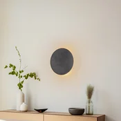 TK Lighting Stenna svetilka Lunia New, črna, O 20 cm - Dnevna soba/jedilnica - Kovina