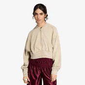 Mikina adidas Sst Double Layered Cropped Track Top Khaki Three S