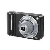 INF Digitalni fotoaparat s 6x optičnim zoomom - HD selfie mini kamera z zaslonom na dotik Black, (5000130474)