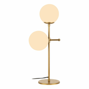 Stolna lampa zlatne boje Squid Lighting Kruva, visina 55 cm