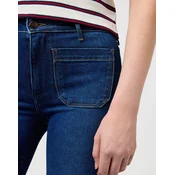 Wrangler Jeans hlače 112351028 Mornarsko modra Flare Fit