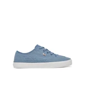 Superge Tommy Hilfiger Washed Canvas Vulc Sneaker FW0FW08894 Modra